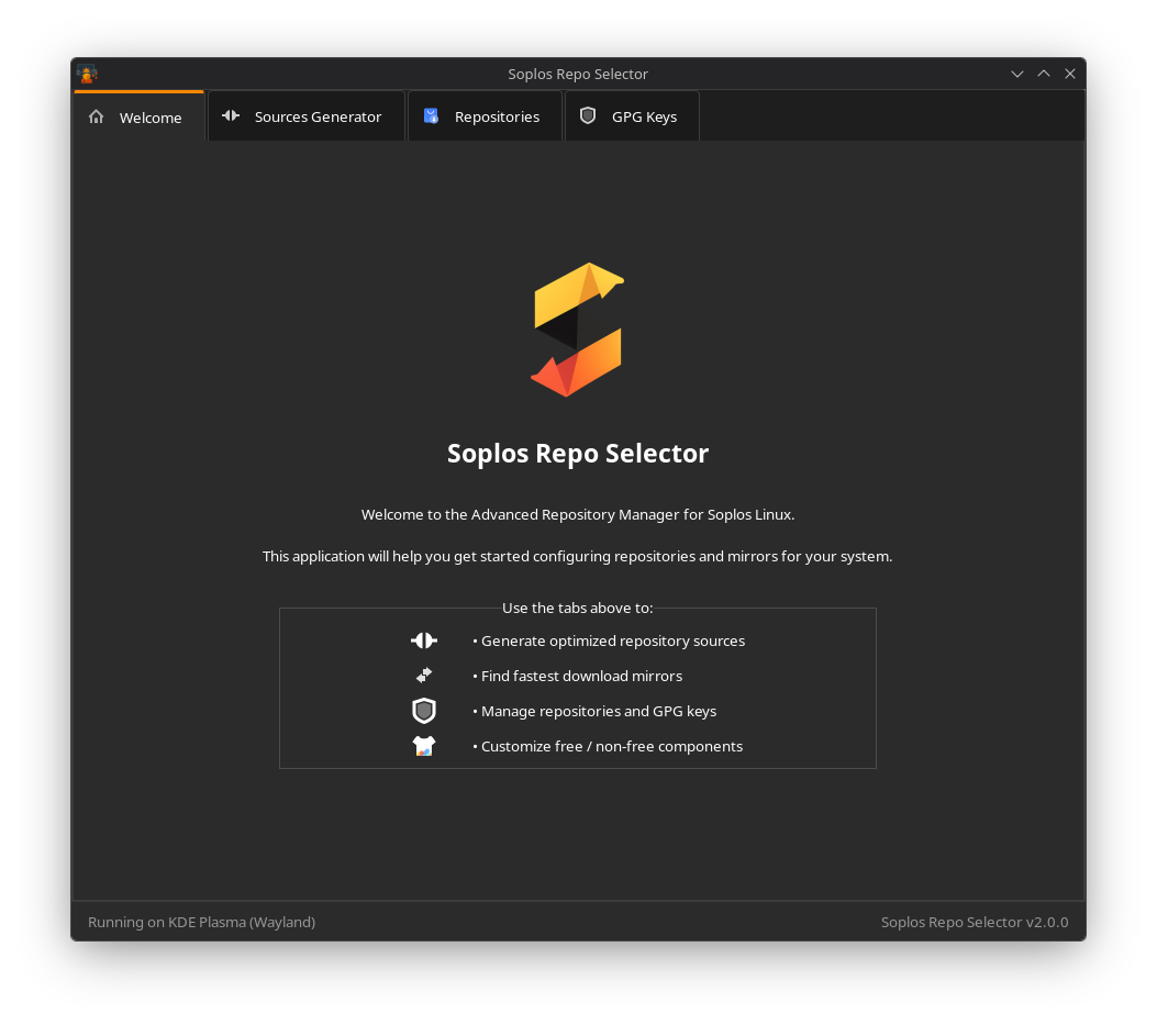 Repo Selector on Tyson